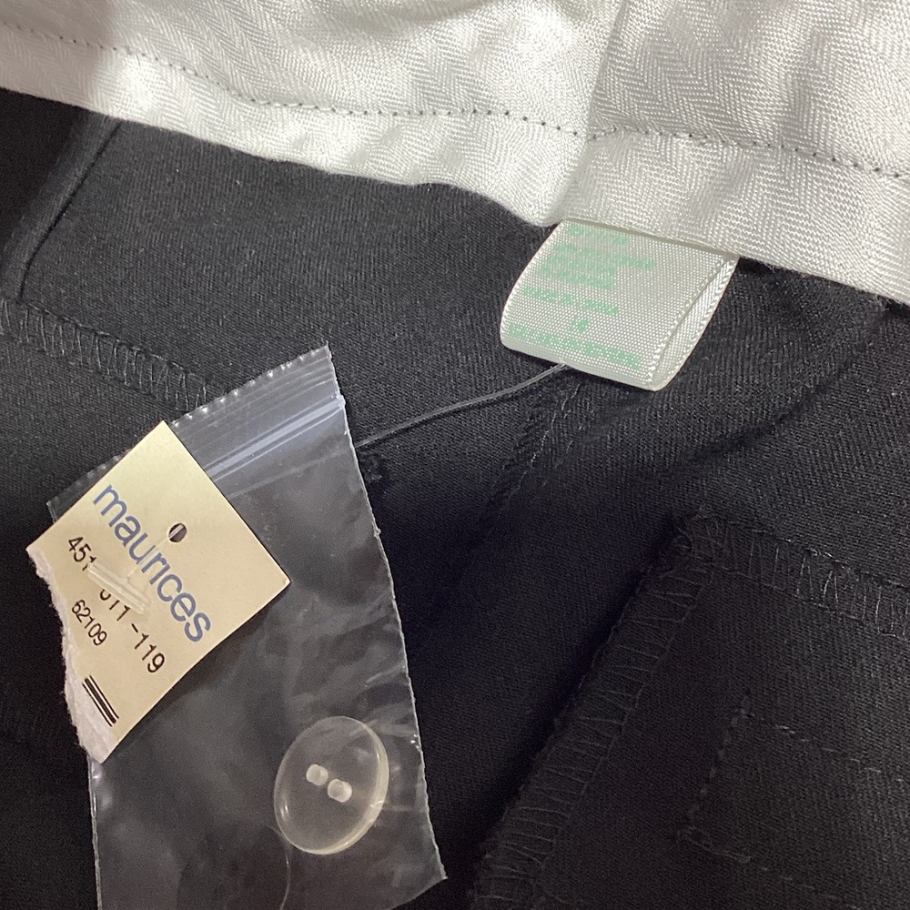 NWT Maurices size 14 Women's Black Dress Pants - Picture 8 of 12